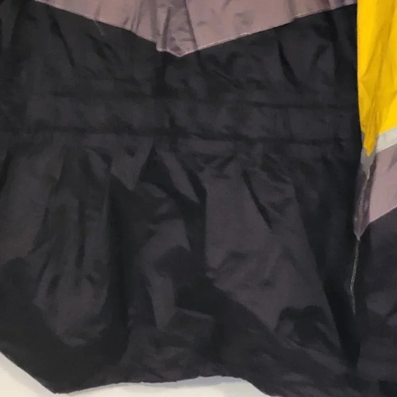 Tourmaster Motorcycle Rain Jacket Mens Yellow Black Lined Vented Sz XL 4 Pockets - Picture 11 of 13